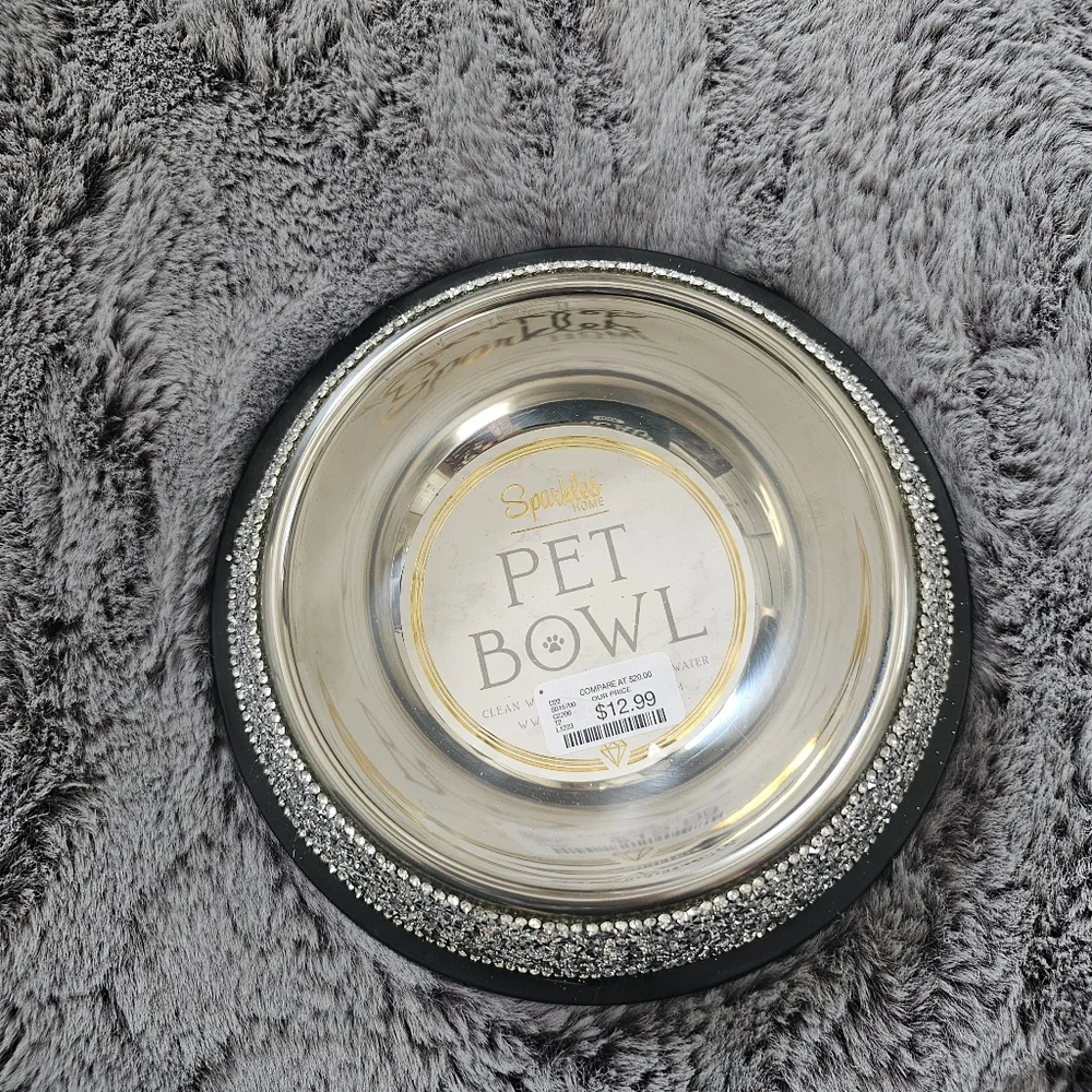 Sparkly Dog Bowl